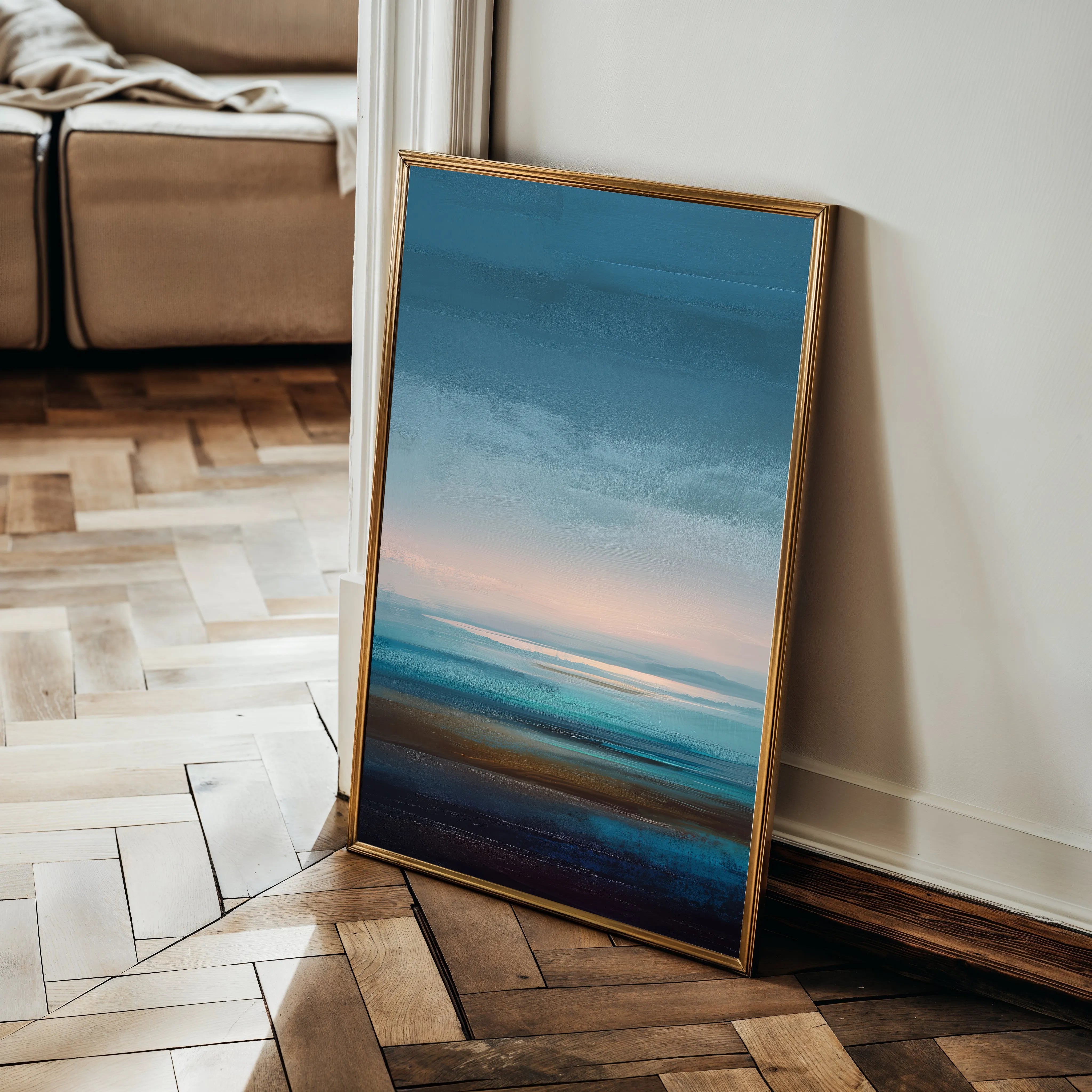 Abstract 1921 Canvas Art 18" x 24" / 45 x 60 cm / Black