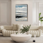 Abstract 1924 Canvas Art 18" x 24" / 45 x 60 cm / Black