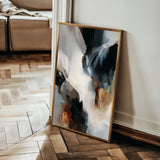 Abstract 1925 Canvas Art 18" x 24" / 45 x 60 cm / Black