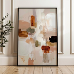 Abstract 1926 Canvas Art 18" x 24" / 45 x 60 cm / Black