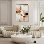 Abstract 1926 Canvas Art 18" x 24" / 45 x 60 cm / Black