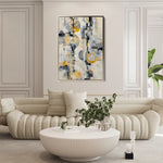 Abstract 1927 Canvas Art 18" x 24" / 45 x 60 cm / Black