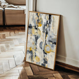 Abstract 1927 Canvas Art 18" x 24" / 45 x 60 cm / Black