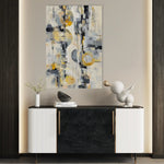 Abstract 1927 Canvas Art 60 x 40 cm / Black