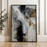 Abstract 1929 Canvas Art 18" x 24" / 45 x 60 cm / Black