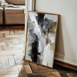 Abstract 1929 Canvas Art 18" x 24" / 45 x 60 cm / Black