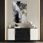 Abstract 1929 Canvas Art 18" x 24" / 45 x 60 cm / Black