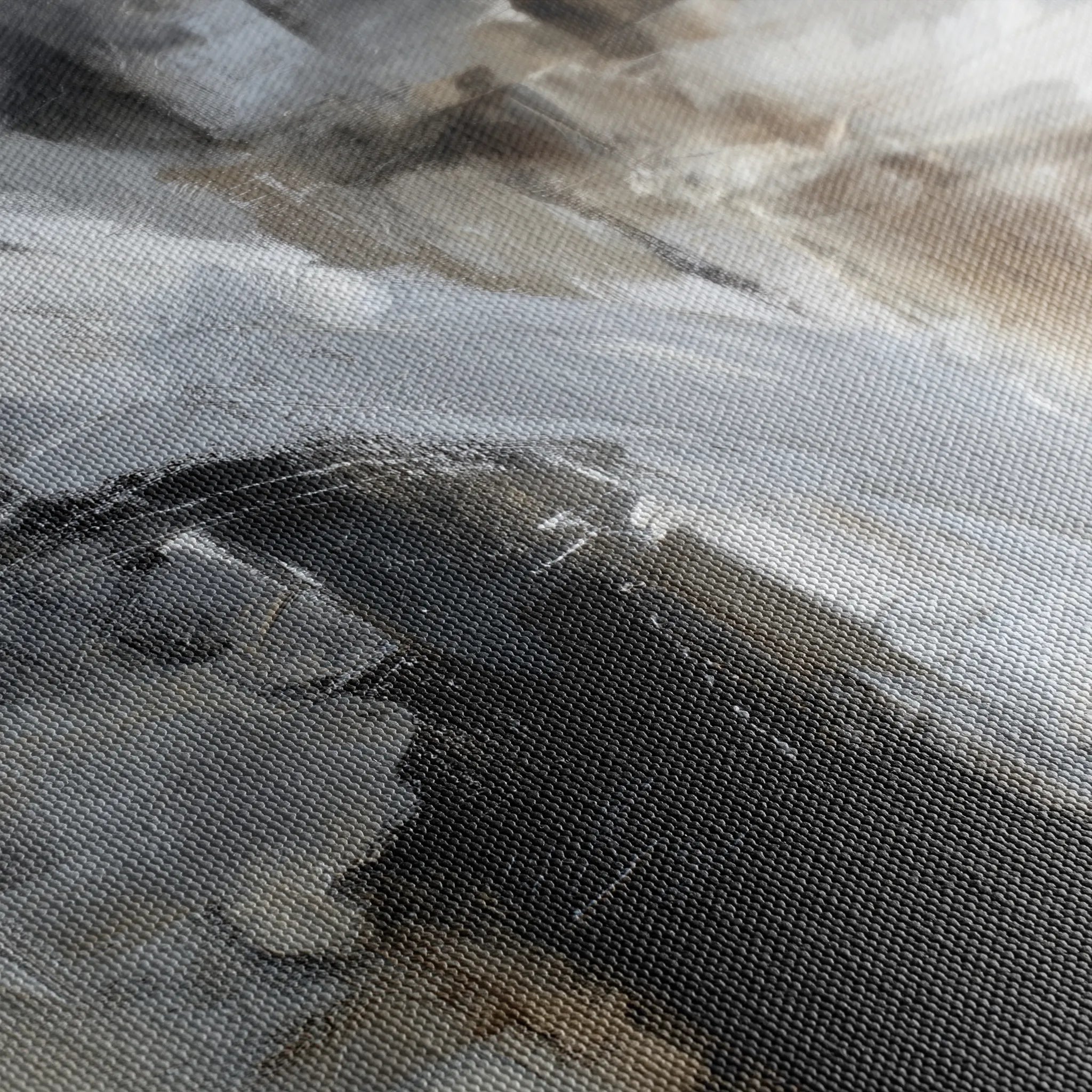 Abstract 1929 Canvas Art 18" x 24" / 45 x 60 cm / Black