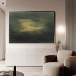 Abstract 193 Canvas Art 18" x 24" / 45 x 60 cm / Black