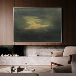 Abstract 193 Canvas Art 18" x 24" / 45 x 60 cm / Black