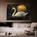 Animals 193 Canvas Art 18" x 24" / 45 x 60 cm / Black