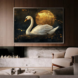 Animals 193 Canvas Art 18" x 24" / 45 x 60 cm / Black