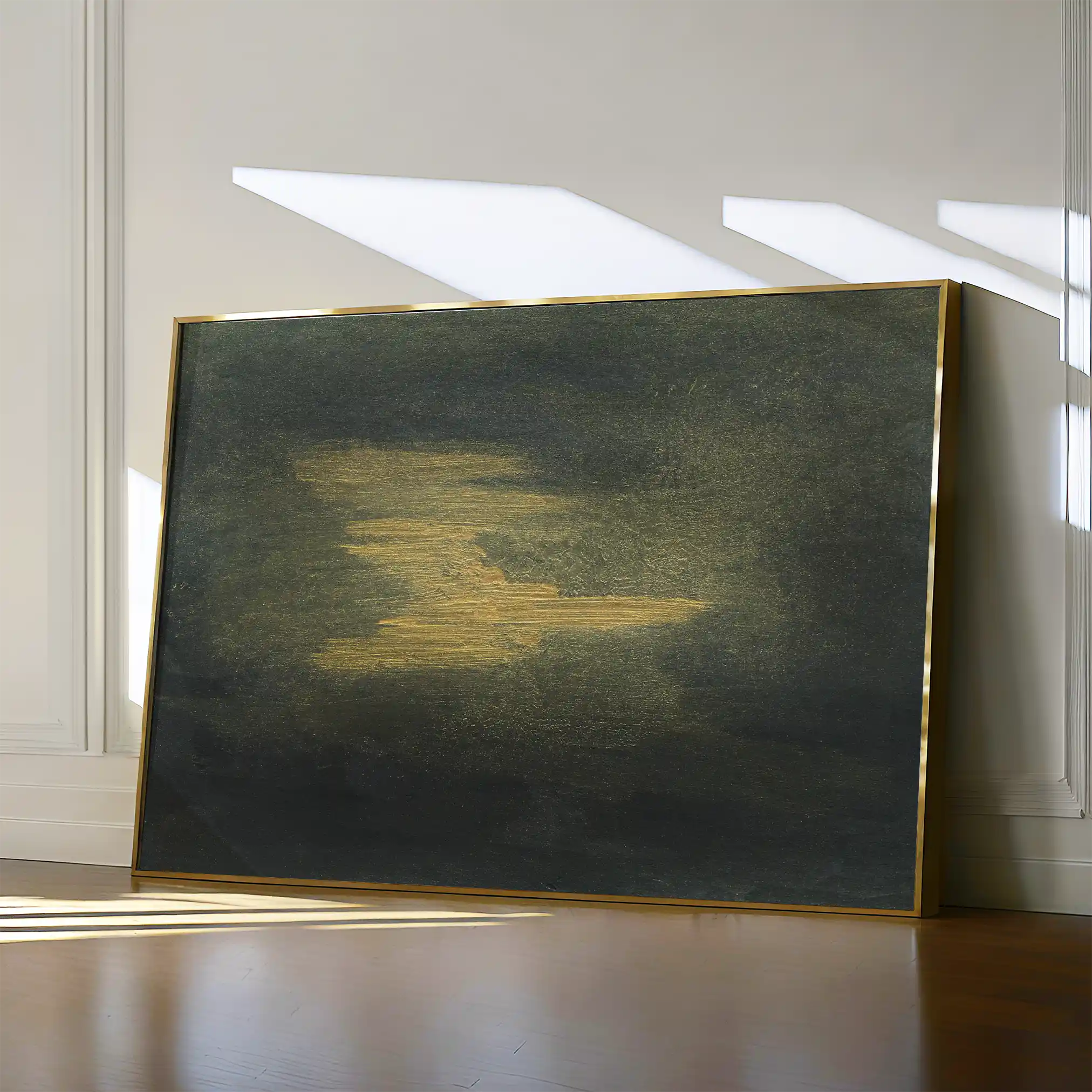 Abstract 193 Canvas Art 60 x 40 cm / Black