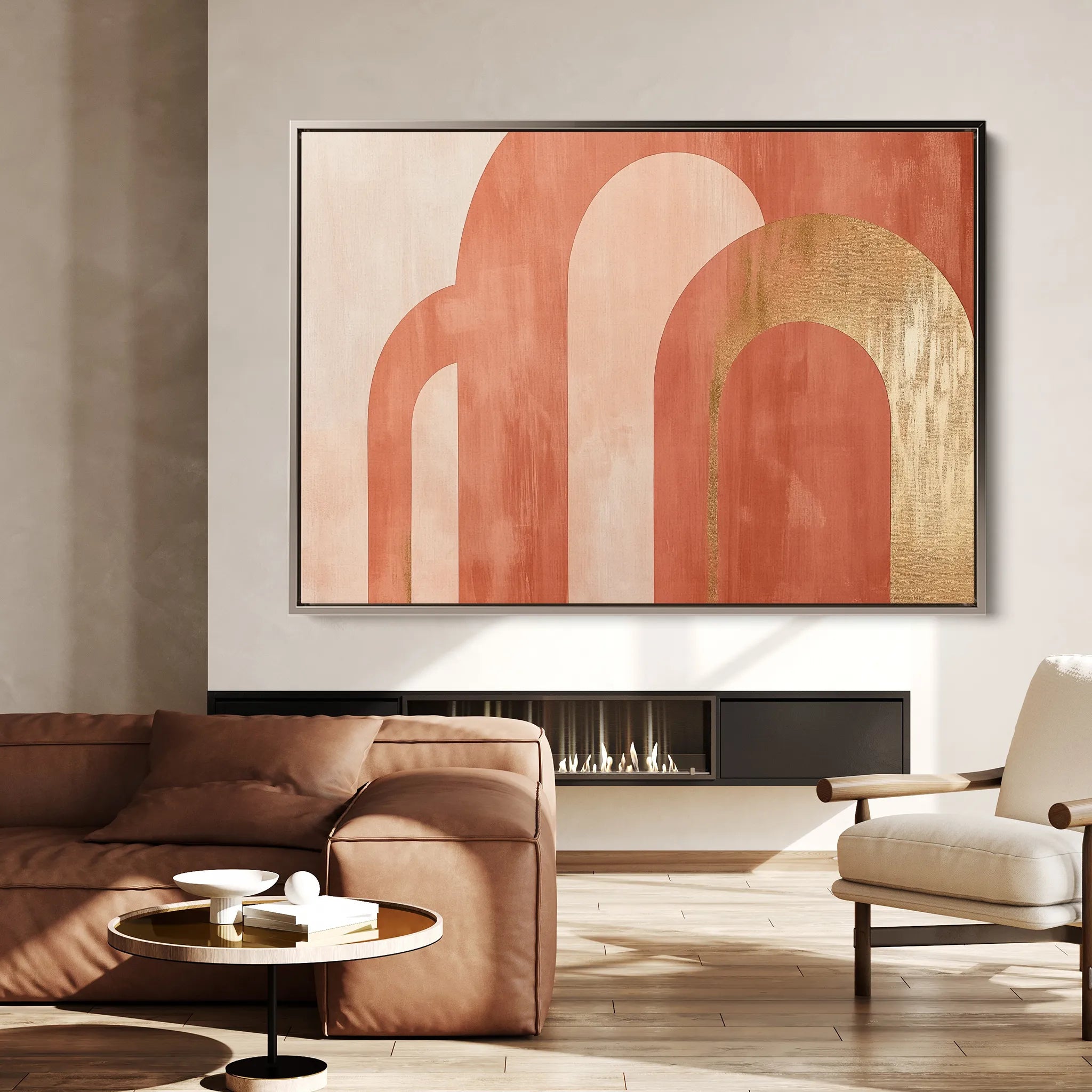 Boho 193 Canvas Art 18" x 24" / 45 x 60 cm / Black