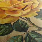 Floral 193 Canvas Art 18" x 24" / 45 x 60 cm / Black