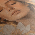 Portrait 193 Canvas Art 18" x 24" / 45 x 60 cm / Black