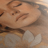Portrait 193 Canvas Art 18" x 24" / 45 x 60 cm / Black