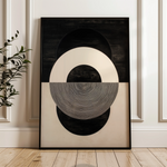 Abstract 1930 Canvas Art 18" x 24" / 45 x 60 cm / Black