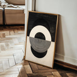 Abstract 1930 Canvas Art 18" x 24" / 45 x 60 cm / Black