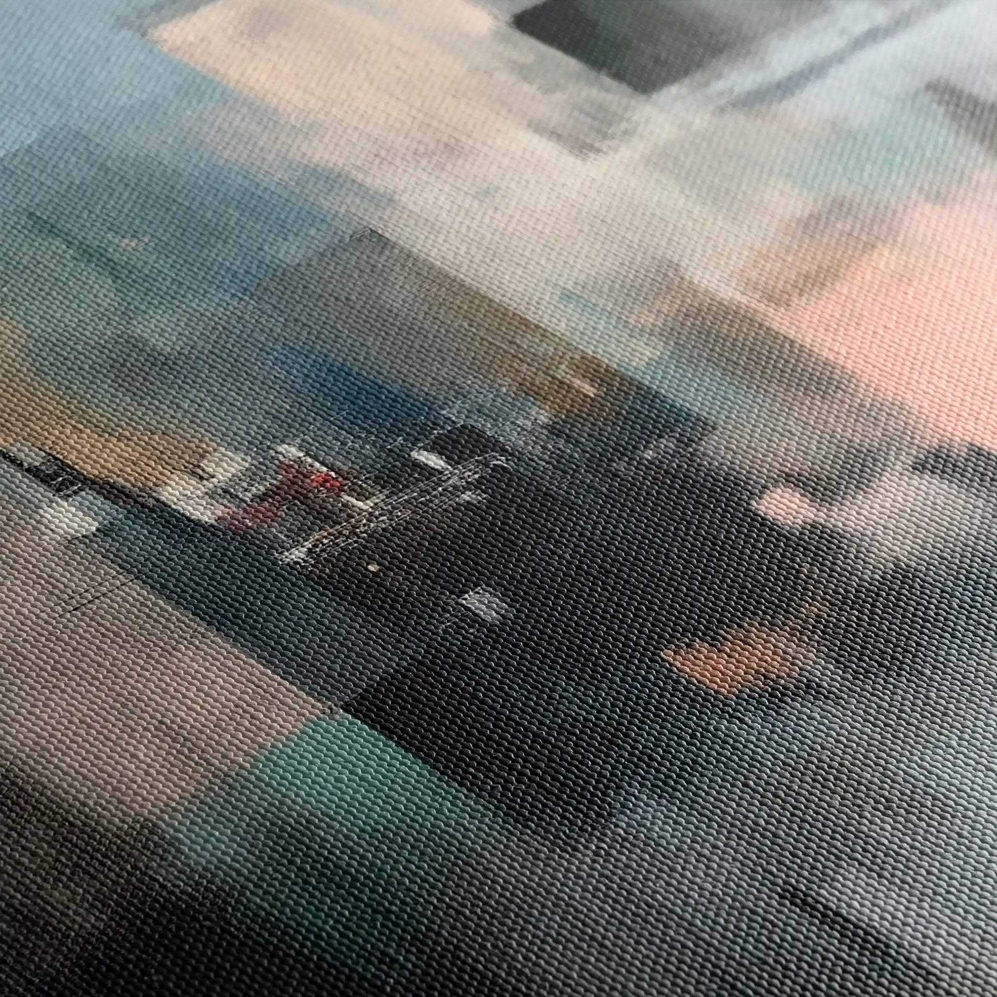 Abstract 1933 Canvas Art 18" x 24" / 45 x 60 cm / Black