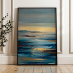 Abstract 1934 Canvas Art 18" x 24" / 45 x 60 cm / Black