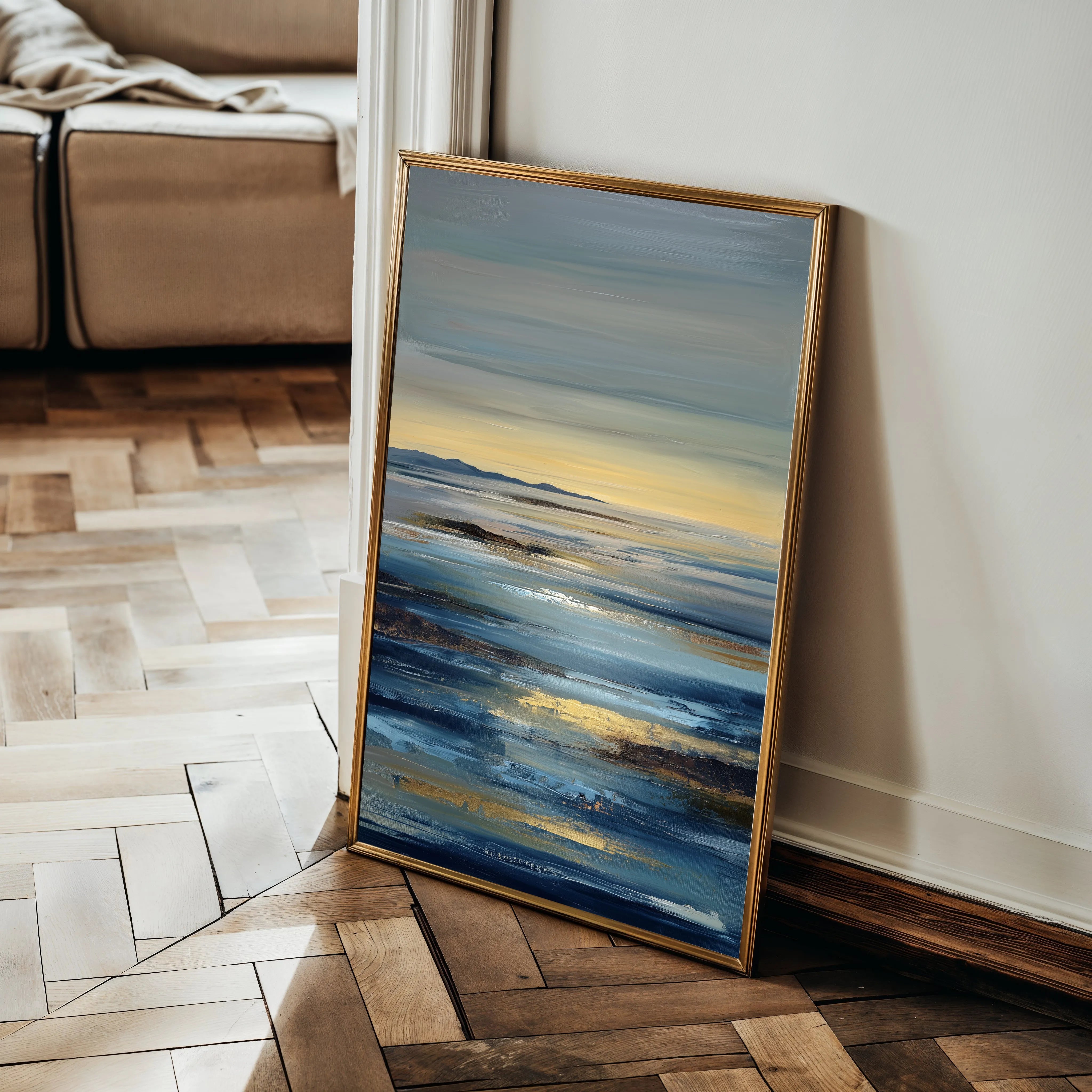 Abstract 1934 Canvas Art 18" x 24" / 45 x 60 cm / Black