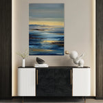 Abstract 1934 Canvas Art 18" x 24" / 45 x 60 cm / Black