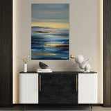 Abstract 1934 Canvas Art 18" x 24" / 45 x 60 cm / Black
