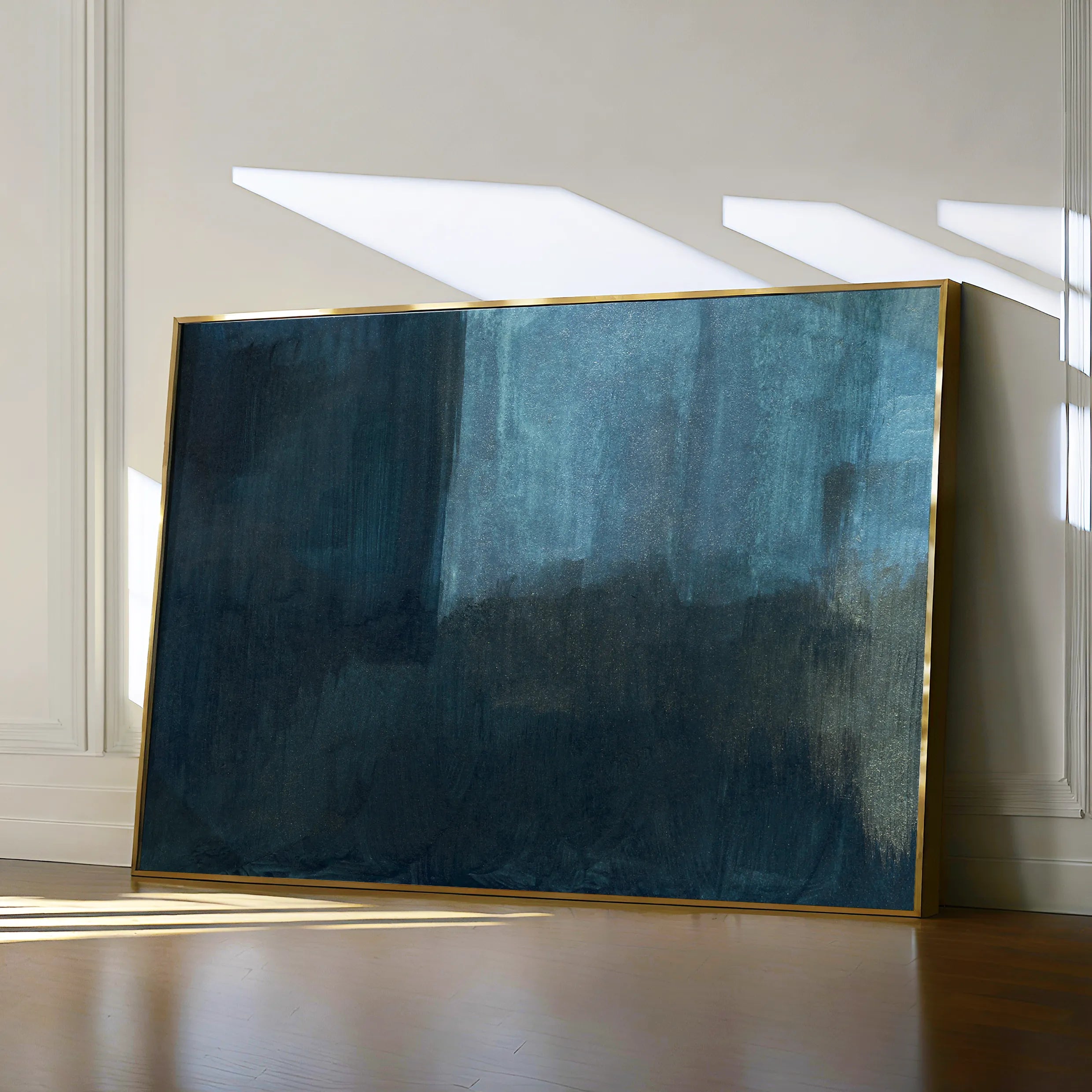 Abstract 194 Canvas Art 18" x 24" / 45 x 60 cm / Black