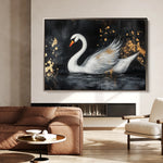 Animals 194 Canvas Art 18" x 24" / 45 x 60 cm / Black
