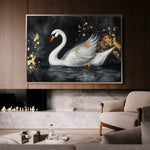 Animals 194 Canvas Art 18" x 24" / 45 x 60 cm / Black