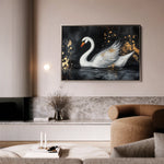 Animals 194 Canvas Art 18" x 24" / 45 x 60 cm / Black