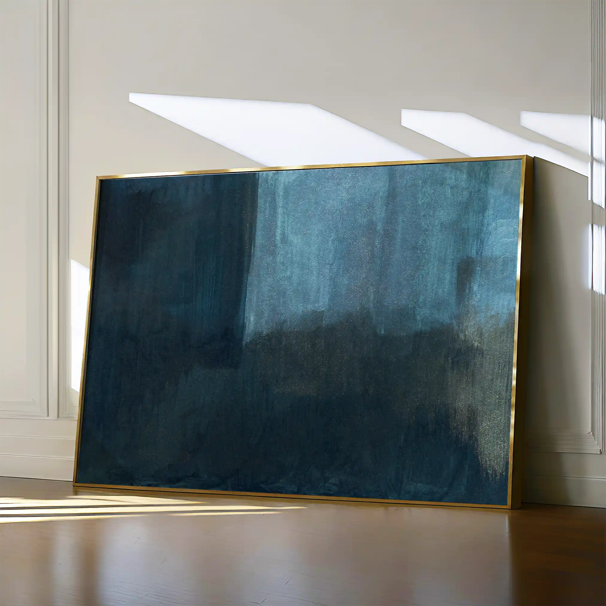 Abstract 194 Canvas Art 60 x 40 cm / Black