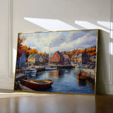Landscape 194 Canvas Art 18" x 24" / 45 x 60 cm / Black