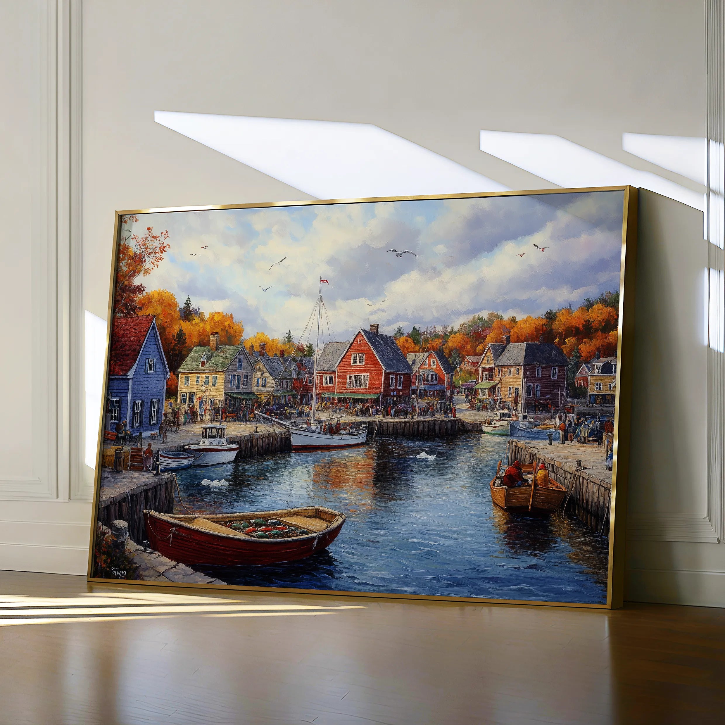 Landscape 194 Canvas Art 18" x 24" / 45 x 60 cm / Black