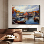 Landscape 194 Canvas Art 18" x 24" / 45 x 60 cm / Black