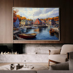Landscape 194 Canvas Art 18" x 24" / 45 x 60 cm / Black