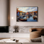 Landscape 194 Canvas Art 18" x 24" / 45 x 60 cm / Black