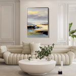 Abstract 1944 Canvas Art 18" x 24" / 45 x 60 cm / Black