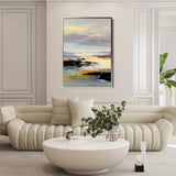 Abstract 1944 Canvas Art 18" x 24" / 45 x 60 cm / Black