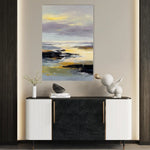 Abstract 1944 Canvas Art 60 x 40 cm / Black