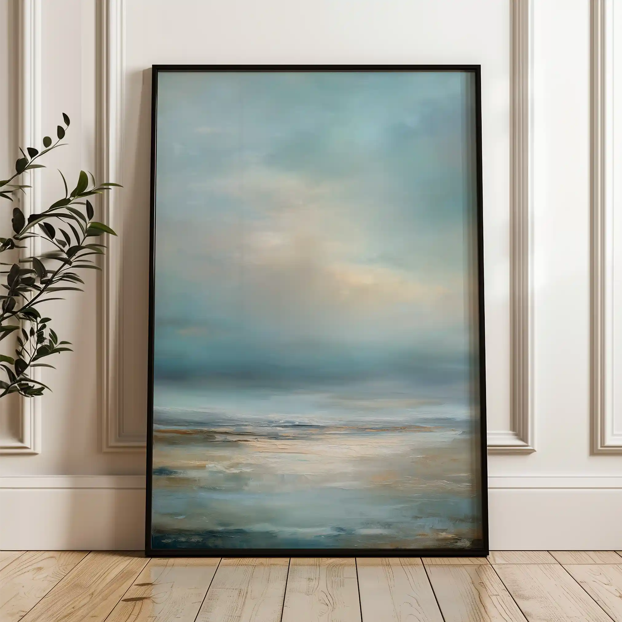 Abstract 1945 Canvas Art 60 x 40 cm / Black