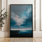 Abstract 1947 Canvas Art 18" x 24" / 45 x 60 cm / Black