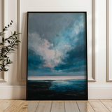 Abstract 1947 Canvas Art 18" x 24" / 45 x 60 cm / Black