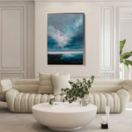 Abstract 1947 Canvas Art 18" x 24" / 45 x 60 cm / Black