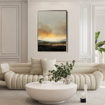Abstract 1949 Canvas Art 18" x 24" / 45 x 60 cm / Black