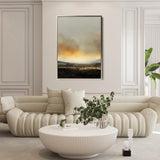 Abstract 1949 Canvas Art 18" x 24" / 45 x 60 cm / Black