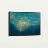 Abstract 195 Canvas Art 18" x 24" / 45 x 60 cm / Black