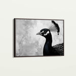 Animals 195 Canvas Art 18" x 24" / 45 x 60 cm / Black