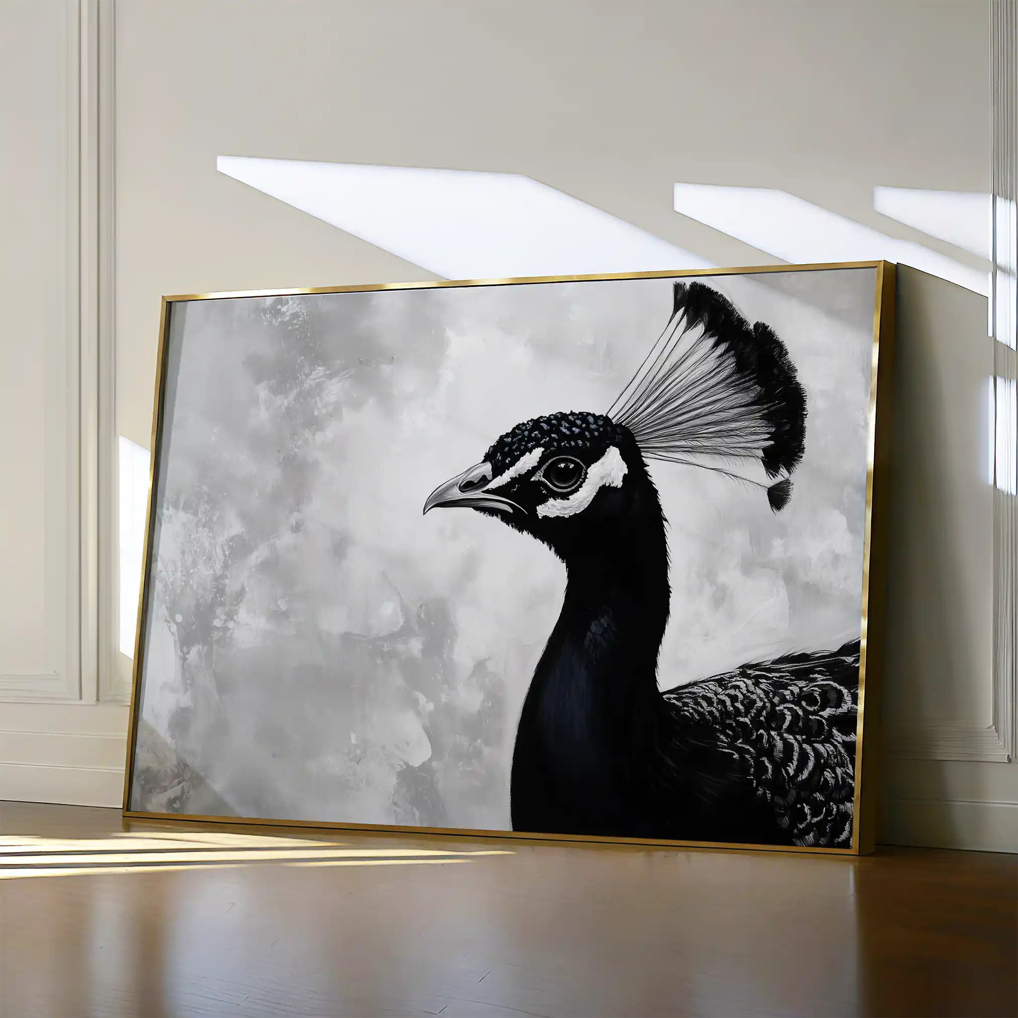 Animals 195 Canvas Art 60 x 40 cm / Black